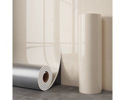 Glanzend zelfklevend behang, 60 cm x 3 m, zelfklevende, verwijderbare, dikke, waterdichte folie voor keukenkastjes, aanrechtbladen en meubels, decoratief vinylpapier, geel