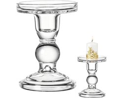 Glas Kandelaar Kristal Kandelaars Kandelaars Conische Kaarsen Houders Voor Kerst Bruiloft Woonkamer Decor
