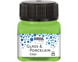 Glas Porselein Verf - Decoratie Verf - Creatief Schilderen - Transparante Glans - 20 ml Flesje - Appelgroen
