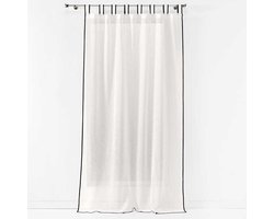 Glasgordijn met Lussen 140 x 240 cm Bandol Wit