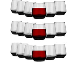 Glasmark Waterglazen - 18x - Midnight collection - 310 ml - glas - drinkglazen