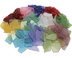 Glasmozaiek - 12 kleuren - 250 gr