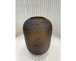 Glass vase Chocolate