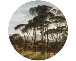 Glasschilderij Voogd Italiaans Landschap - Ø 50 - Glas - REINDERS