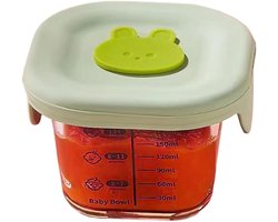 Glazen Babyvoeding Containers - Herbruikbare Potten voor Vriezer en Magnetron