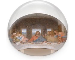 Glazen bolle presse papier, Leonardo Da Vinci, Laatste avondmaal