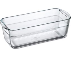 Glazen Brood- en Cakevorm voor Oven en Vriesvak, 1,5 Liter