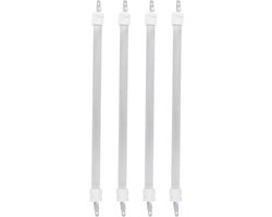 Glazen Buis Terrasverwarmer - Vervangingsbuis Verwarmingselement - Terras Verwarmen - Snelle Warmteafgifte - 27 cm - Wit