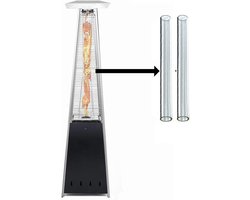 Glazen Buis Vervanging voor Piramide Terrasverwarmer - Hoge Kwaliteit