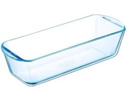 Glazen Cakevorm - Broodschotel Ovenschaal - Bakken Serveren - Borosilicaatglas Krasbestendig - 31x12x8 cm - Transparant