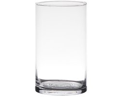 Glazen cilinder vaas 15 × 9 cm