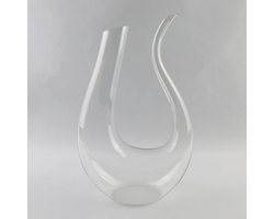 Glazen Decanteer Karaf 1.2L | Wijn | Kerst cadeau | Wijndecanter | Luxe karaf | Housewarming cadeau | Wijn Accessoires | Decanteerkaraf | Glazen Decanter | Wijnkaraffen | Decanter | Rode wijn karaf | decanteer karaf | wijn karaf | decanteer