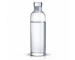 Glazen Drinkfles Met Glazen Dop 500 ML - Waterfles Glas - Duurzaam - Lekvrij - Transparant