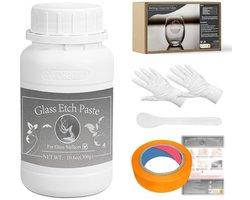 Glazen etspasta - Glas graveren - Doe-het-zelf ontwerpen - Duurzame matte laag - 300 gram