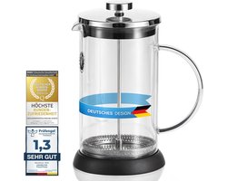 Glazen French Press Koffiezetapparaat 1 Liter - Vaatwasmachinebestendig