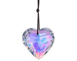 Glazen Hart Prisma Zonnevanger voor Vensters – Decoratief Hanger Ornament 50mm