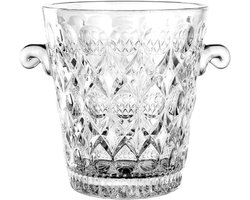 Glazen IJsemmer - Champagne emmer - Feestelijke Koeling - Grote Capaciteit - 1.3 Liter - Transparant