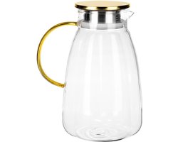 Glazen kan met deksel 2,2 l