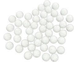 Glazen Knikkers - Decoratie Stenen - Vaas Decoratie - Gladde Afwerking - 90 Stuks - Transparant
