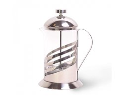 Glazen Koffie- en Theepot met Plunger 600ml