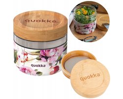 Glazen Lunchbox Quokka 820ml met Bamboe Deksel - Fris en Stijlvol