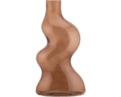 Glazen organische vaas sandstone L