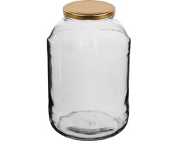 Glazen pot 4 liter - voorraadpot - fermenteerglas 4 liter