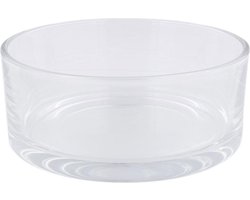 Glazen schaal | transparant | diameter 19cm | hoogte 8 cm