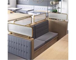 Glazen Scheidingswand - Kamerverdeler - Ruimte Indelen - Gouden Afwerking - 50x120 cm - Goud
