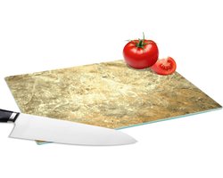 Glazen Snijplank - 28x20 - Rots tekeningen in gesteente - Snijplanken Glas