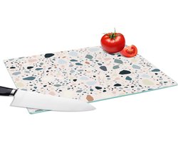 Glazen Snijplank - 39x28 - Marmer - Stenen - Patronen - Snijplanken Glas