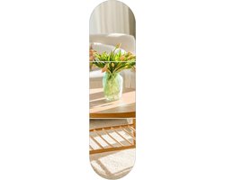 Glazen Spiegeltegels - Zelfklevende Muren - Wand Decoratie - Frameloos Ontwerp - 3 Stuks 40x30cm - Helder