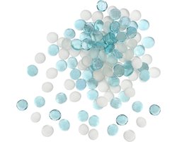 Glazen Steentjes 20mm – Decoratieve Stenen voor Huwelijk en Aquarium - 500g
