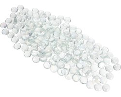 Glazen Steentjes - Decoratie Kiezels - Vaas Decoratie - Zonder Scherpe Randen - 1800 Gram - Transparant