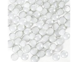 Glazen Steentjes - Decoratieve Kiezels - Vazen Vullen - Kristalheldere Glans - 1600 Gram - Transparant