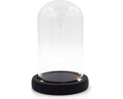 Glazen Stolp met LED Basis voor Decoratie en Display