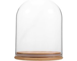 Glazen stolp met voet - Vitrinekap display - Decoratie tentoonstellen - Vuil en stof barrière