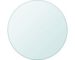 Glazen Tafelblad - Tafelrondel Glas - Tafel Beschermen - Gehard Glas - 30 cm Diameter - Transparant