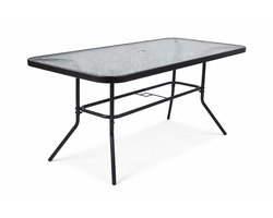 Glazen tuintafel Eettafel Balkontafel Campingtafel Tuinmeubelen 110x55
