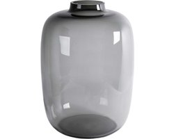 Glazen vaas Kara Grey Ø21 x H29 cm