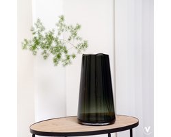 Glazen vaas Siret Grey Ø20 x H35 cm