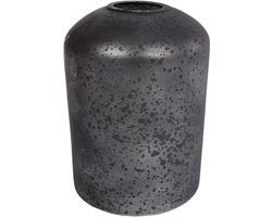 Glazen Vazen En Flessen - Vaas "ted" S Zwart Glas 6,5x6,5x10cm