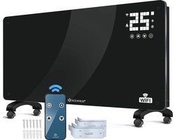 Glazen Verwarming Radiator met WiFi en Afstandsbediening - 2500 Watt
