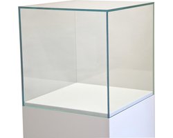 Glazen vitrinekap, 35 x 35 x 35 cm (lxbxh), 6mm glas