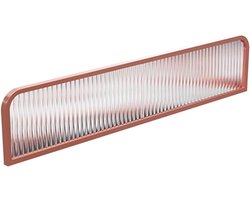 Glazen Wandscherm - Ruimteverdeler Decoratief - Ruimte Afscheiden - Gestreept Glas - 30x60 cm - Goud