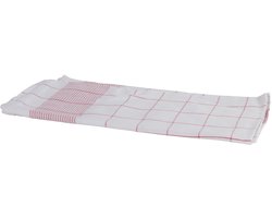 Glazendoek ChiaMo.nl 50% Linnen Rood 70 x 70 cm