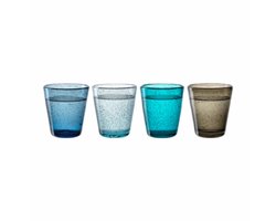 Glazenset Leonardo Burano Cold Colors 330ml (Set van 4)