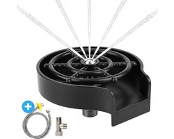 Glazenspoeler Gootsteen | Glazen Wasser | Horeca Spoel Kraan | Aanrecht Organizer | Borstel Bierglasreiniger | Keuken Accessoires
