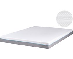 GLEE - Traagschuimmatras Stevig - Grijs - 180 x 200 cm - Polyester