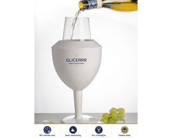 GLICERRR - Glaskoeler - Wijnglaskoeler - Wijnkoeler - Champagnekoeler - Cocktail koeler - Wine Cooler - Wijn Koud Houden - Wine Chiller - Wijn Accessoires - Wijn Cadeau - Verjaardag Cadeau - Trouw cadeau - Bruiloft - Housewarming - Relatiegeschenk